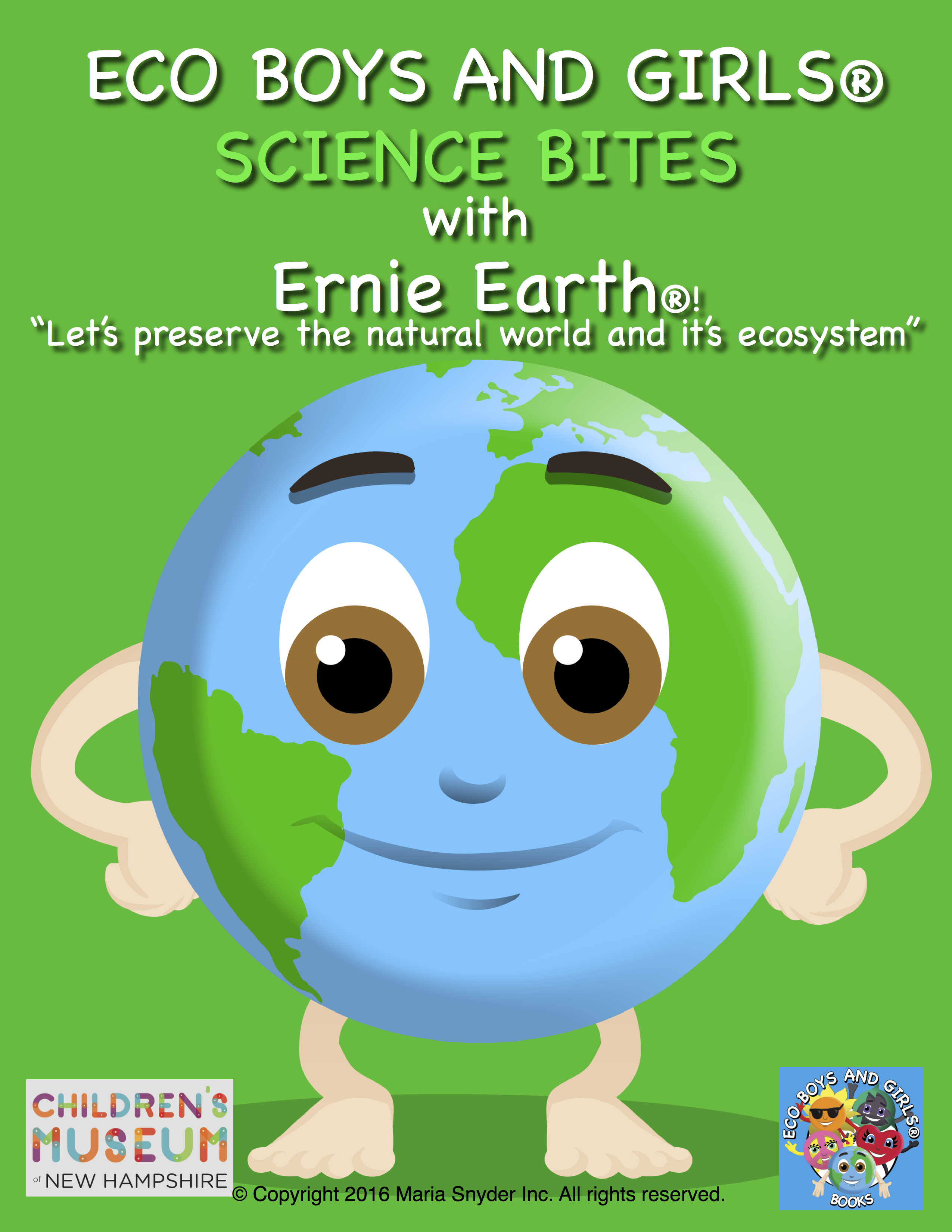 Eco Boys And Girls Science Bites W Ernie Earth Childrens Museum Of New Hampshire