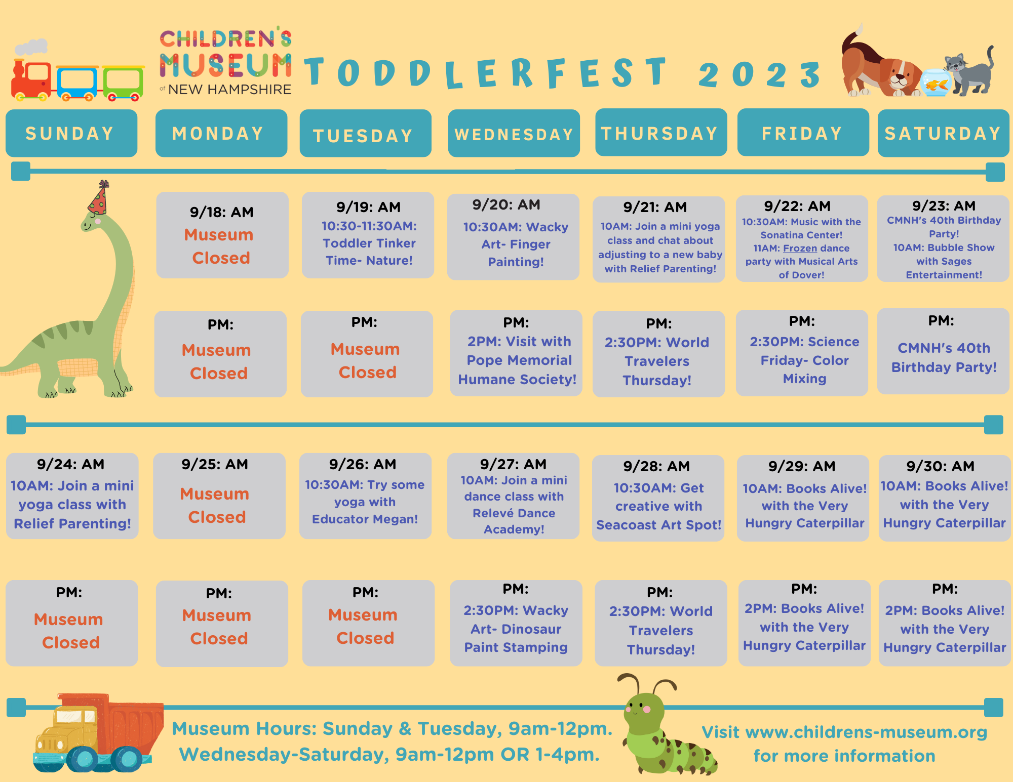 Toddlerfest Calendar 2023 11 8 5 in