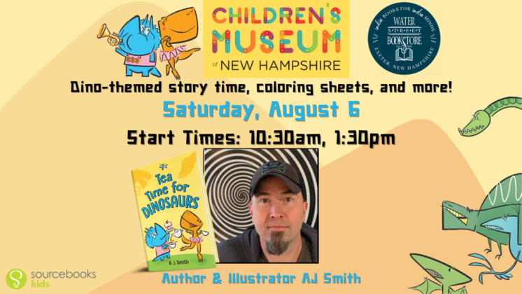AJ Smith Tea Time for Dinosaurs Childrens Museum of New Hampshire Twitter 1