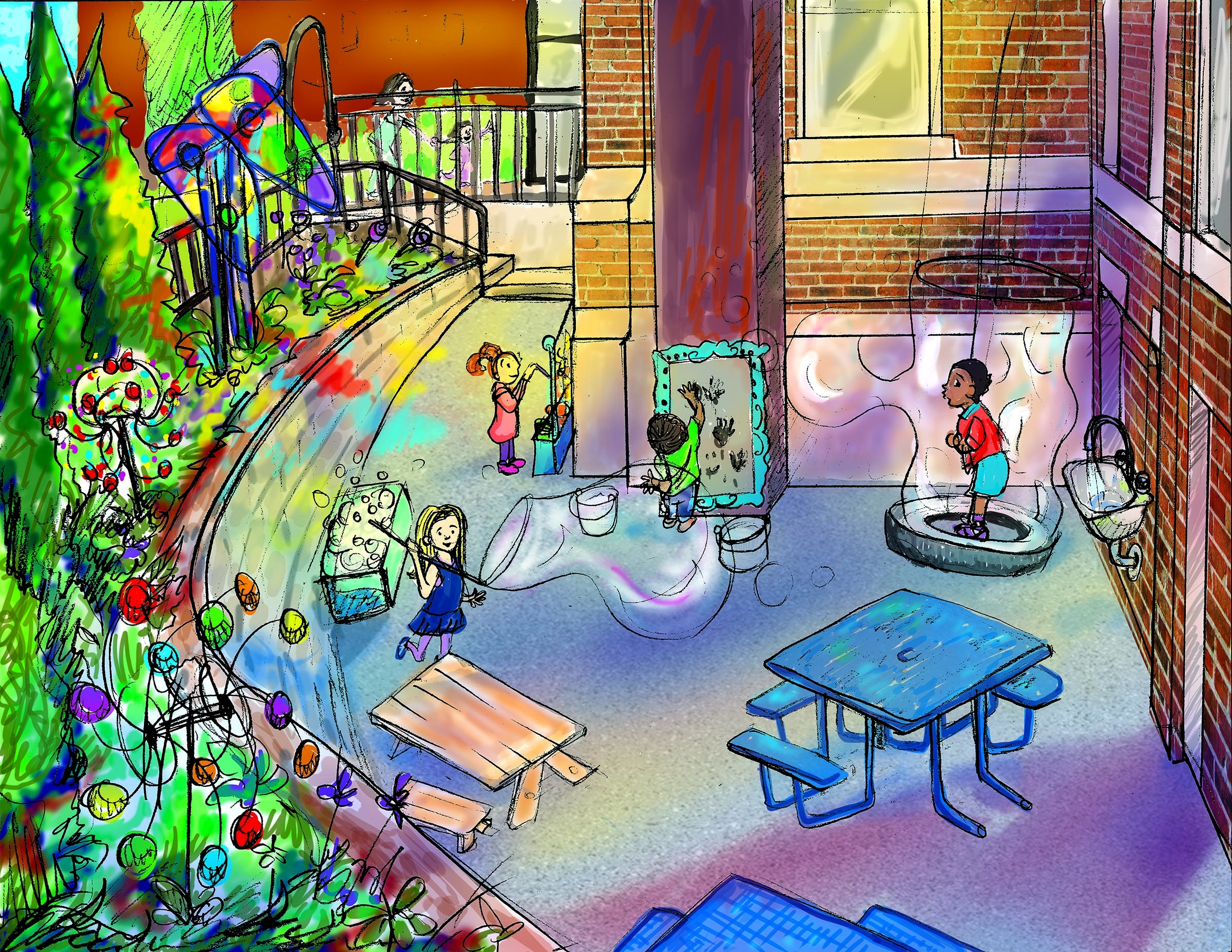Playpatiodrawing Withcolor B